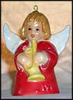 1985 Angel With Trumpet - Red, Goebel Angel Bell MAIN