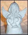 1985 Angel With Trumpet - White, Goebel Angel Bell MAIN