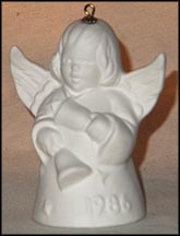 1986 Angel With Bells - White, Goebel Angel Bell MAIN