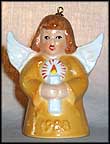 1988 Angel With Candle - Yellow, Goebel Angel Bell MAIN