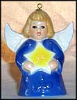 1989 Angel With Star - Blue, Goebel Angel Bell MAIN