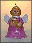 1996 Angel With Puppy - Lilac, Goebel Angel Bell MAIN