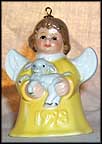 1998 Angel With Lamb - Yellow, Goebel Angel Bell MAIN