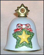 2008 Christmas Star, Goebel Annual Christmas Bell Ornament MAIN
