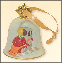 2012 Toy Train, Goebel Annual Christmas Bell Ornament MAIN