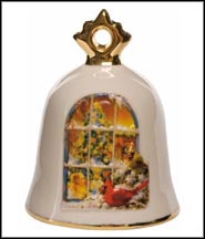 2019 Christmas Window, Goebel Annual Christmas Bell Ornament MAIN