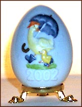 2002 Duck and Duckling, Goebel Annual Easter Egg MAIN