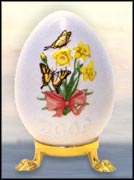 2009 Butterflies and Daffodils, Goebel Annual Easter Egg MAIN