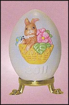 2011 Bunny in a Basket, Goebel Annual Easter Egg MAIN