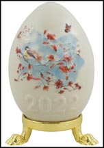 2022 Bird and Flowers, Goebel Annual Easter Egg MAIN
