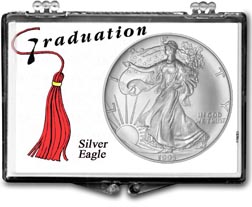1995 Graduation Tassle American Silver Eagle Gift Display THUMBNAIL