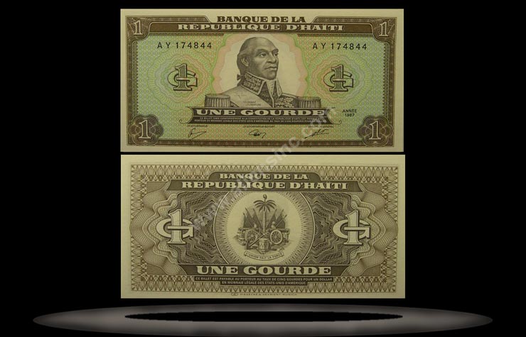 Haiti Banknote, 1 Gourde, 1987, P#245a MAIN