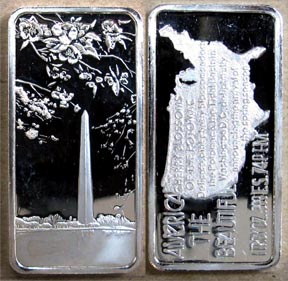 Cherry Blossoms of the Potomac' Art Bar by Hamilton Mint. MAIN
