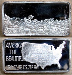 Blossom of the Grand Canyon' Art Bar by Hamilton Mint. MAIN