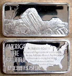 Petrified Forest' Art Bar by Hamilton Mint. MAIN