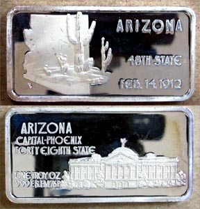 Arizona' Art Bar by Hamilton Mint. MAIN