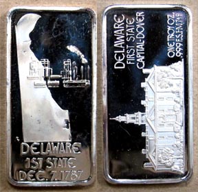 Delaware' Art Bar by Hamilton Mint. MAIN