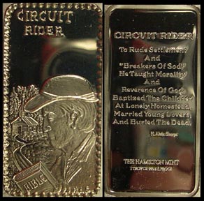 Circuit Rider' Art Bar by Hamilton Mint. MAIN