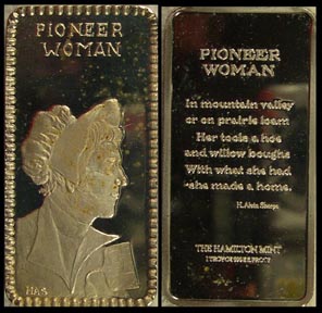 Pioneer Woman' Art Bar by Hamilton Mint. MAIN