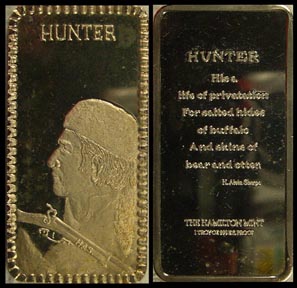 Hunter' Art Bar by Hamilton Mint. MAIN