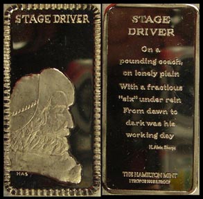 Stage Driver' Art Bar by Hamilton Mint. MAIN