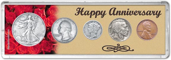 1935 Happy Anniversary Coin Gift Set MAIN