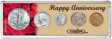 1940 Happy Anniversary Coin Gift Set THUMBNAIL