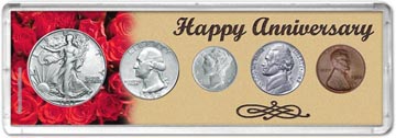 1942 Happy Anniversary Coin Gift Set THUMBNAIL