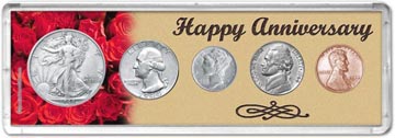 1944 Happy Anniversary Coin Gift Set THUMBNAIL