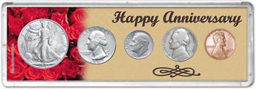 1947 Happy Anniversary Coin Gift Set THUMBNAIL