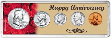 1962 Happy Anniversary Coin Gift Set THUMBNAIL