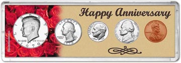 1970 Happy Anniversary Coin Gift Set THUMBNAIL