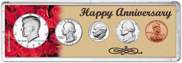 1973 Happy Anniversary Coin Gift Set THUMBNAIL