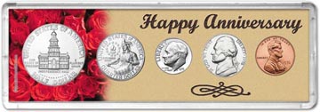 1976 Happy Anniversary Coin Gift Set THUMBNAIL
