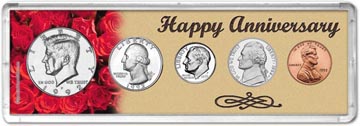 1992 Happy Anniversary Coin Gift Set THUMBNAIL