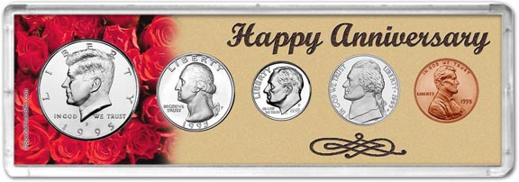 1995 Happy Anniversary Coin Gift Set MAIN