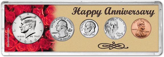 2006 Happy Anniversary Coin Gift Set MAIN