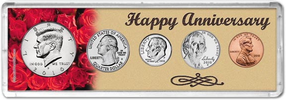 2010 Happy Anniversary Coin Gift Set MAIN