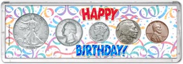 1934 Happy Birthday Coin Gift Set THUMBNAIL