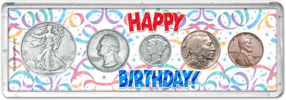 1936 Happy Birthday Coin Gift Set MAIN