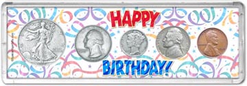 1939 Happy Birthday Coin Gift Set THUMBNAIL