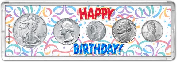 1943 Happy Birthday Coin Gift Set LARGE