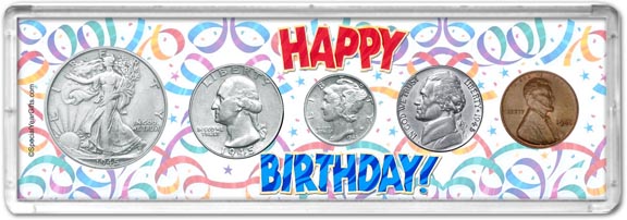 1945 Happy Birthday Coin Gift Set MAIN