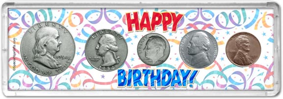 1954 Happy Birthday Coin Gift Set MAIN