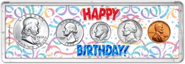 1962 Happy Birthday Coin Gift Set THUMBNAIL