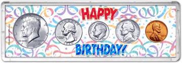1964 Happy Birthday Coin Gift Set THUMBNAIL