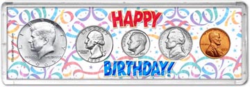 1965 Happy Birthday Coin Gift Set THUMBNAIL