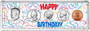 1972 Happy Birthday Coin Gift Set THUMBNAIL