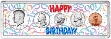 1973 Happy Birthday Coin Gift Set THUMBNAIL