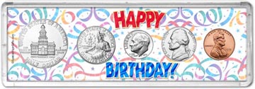 1975 Happy Birthday Coin Gift Set THUMBNAIL